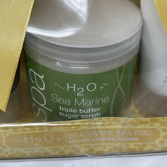 H2O+ SPA SEA MARINE Shower Cream | Sugar Scrub | Body Cream Gift Set - Picture 4 of 9